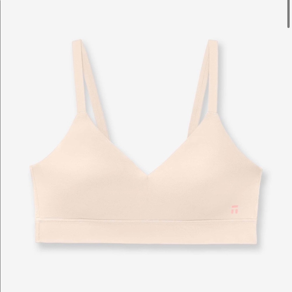 NWT Tommy John Second Skin Triangle Bralette, Soft Pink, Small (D-DD)
